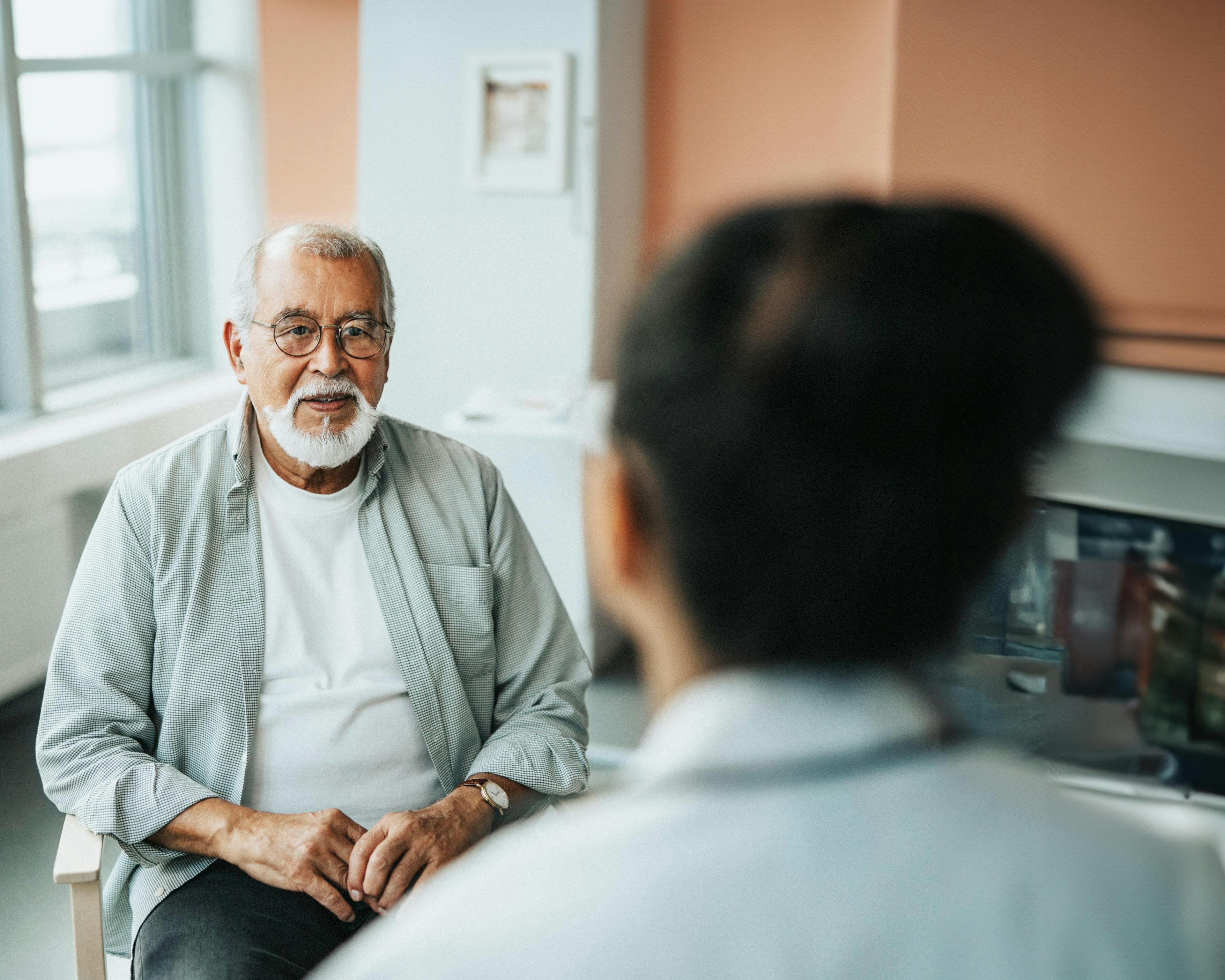  Prostate cancer male patient with nurse