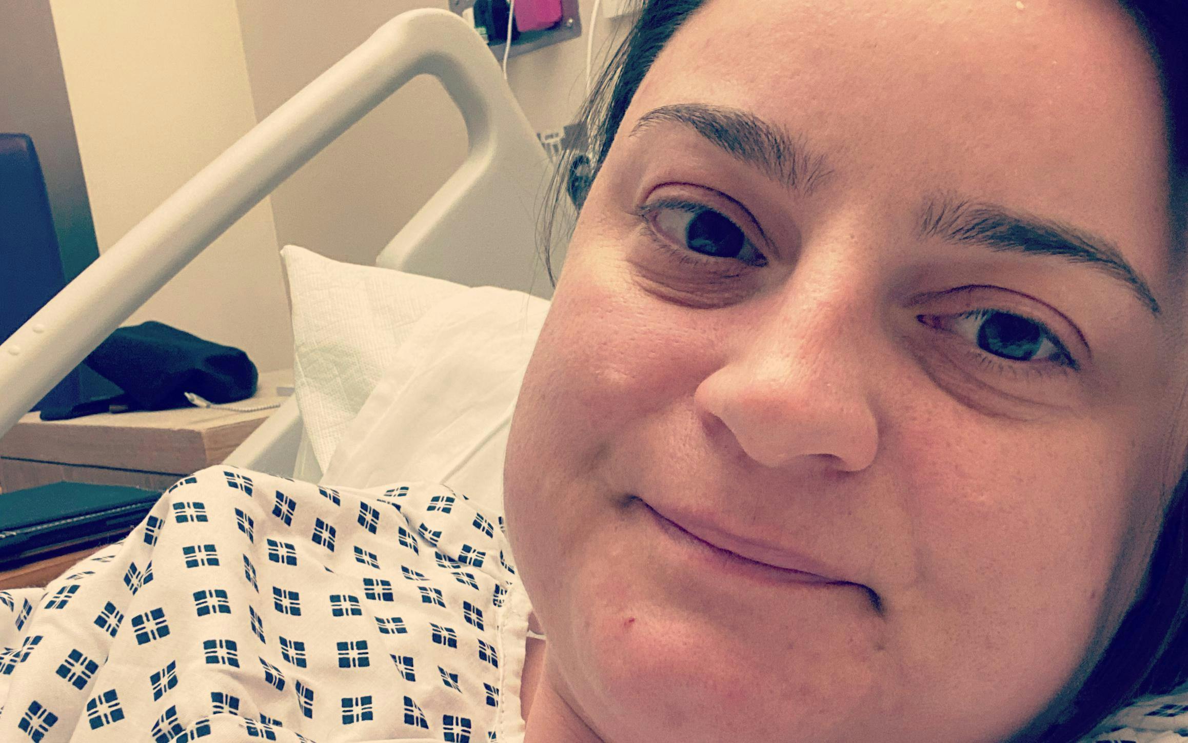 Kate in hospital